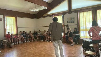 laboratorio di musica con il prof.Marchetta