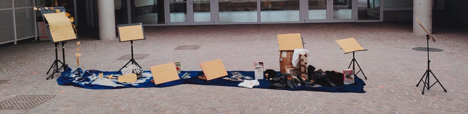 Installazione realizzata presso il plesso della SSPG a Pieve di Bono
