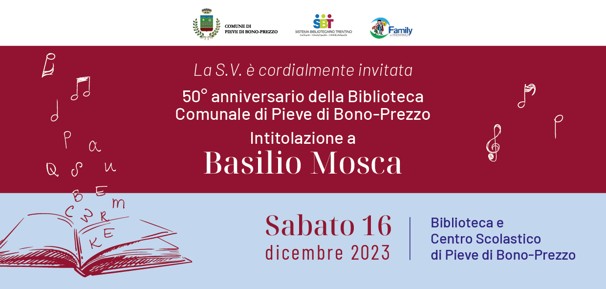 Immagine di 50° Anniversario della Biblioteca di Pieve di Bono-Prezzo 