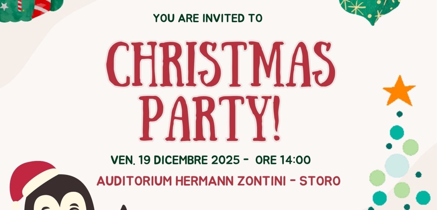 Immagine di Green and Red Simple Illustrative Christmas Invitation