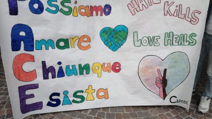 Immagine di La “Marcia della Pace” alla SSPG di Pieve di Bono