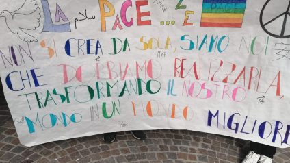 Immagine di La “Marcia della Pace” alla SSPG di Pieve di Bono
