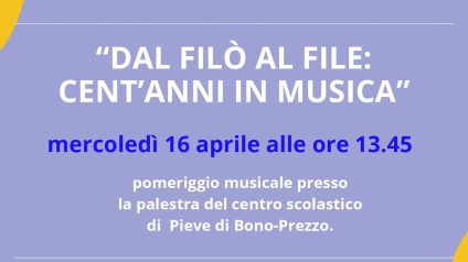 Immagine di “Dal filò al file: cent’anni di musica”